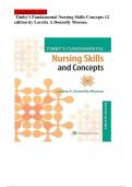 est Bank for Timby's Fundamental Nursing Skills and Concepts 12th Edition by Donnelly-Moreno.