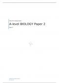 AQA  A-level BIOLOGY Paper 2  QUESTION PAPER FOR JUNE 2023