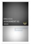 ENG1514 Assignment 2 Due 2024..for assistance whatsapp 0.7.2.5.3.5.1.7.6.4...THIS DOCUMENT INCLUDES QUESTIONS AND ANSWERS FOR..  PART 1: Knowledge-based Questions ................PART TWO: Text-based Questions   