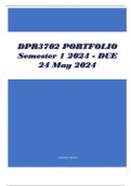 DPR3702 PORTFOLIO Semester 1 2024