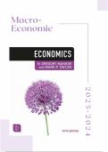 Samenvatting -  Macro-economie voor bedrijfskunde (E. Van Belle - 2024)