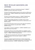MGSC 395 EXAM 3 QUESTIONS AND ANSWERS&period;