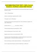 IAHCSMM PRACTICE TEST &vert; 100&percnt; Correct Answers &vert; Verified &vert; Latest 2024 Version