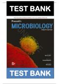 TEST BANK For Prescott's Microbiology, 12th Edition by Joanne Willey ISBN: 9781265123031 | Verified Chapter's 1 - 42 | Complete Guide A+