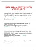 NR509 Midterm QUESTIONS AND ANSWER 2024/25