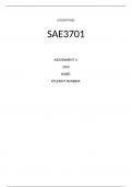 SAE3701 assignment 2 2024 Due 29th May