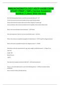 IMMUNOHEMATOLOGY ASCP-AABB EXAM STUDY PREP &vert; 100&percnt; Correct Answers &vert; Verified &vert; Latest 2024 Version