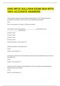 OHIO MPJE SULLIVAN EXAM 2024 WITH 100&percnt; ACCURATE ANSWERS
