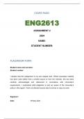 ENG2613 assignment 2 2024 Due 3rd June