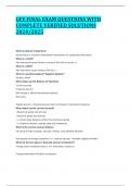 GFE FINAL EXAM QUESTIONS WITH COMPLETE VERIFIED SOLUTIONS 2024&sol;2025