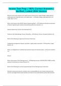 Incose Test Prep &vert; 100&percnt; Correct Answers &vert; Verified &vert; Latest 2024 Version
