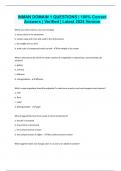 INMAN DOMAIN 1 QUESTIONS &vert; 100&percnt; Correct Answers &vert; Verified &vert; Latest 2024 Version