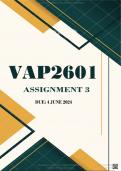VAP2601 Assignment 3 2024