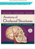 TEST BANK for Anatomy of Orofacial Structures 9th Edition by Richard W&period; Brand&semi; Donald E&vert; Complete Chapters  1 - 36