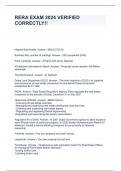 RERA EXAM 2024 VERIFIED CORRECTLY&excl;&excl;