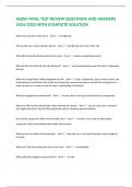 AQWF FINAL TEST REVIEW QUESTIONS AND ANSWERS 2024&sol;2025 WITH COMPLETE SOLUTION