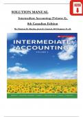 Beechy/Conrod, Intermediate Accounting (Volume 2), 8th Edition Solution Manual, Complete Chapters 12 - 22, Verified Latest Version 
