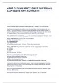 ARRT CI EXAM STUDY GUIDE EXAM EDGE QUESTIONS & ANSWERS 100&percnt; CORRECT&excl;&excl;