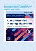 TEST BANK FOR UNDERSTANDING NURSING RESEARCH - 8TH EDITION BY SUSAN K GROVE & JENNIFER R GRAY||ISBN NO:10,0323826415||ISBN NO:13,978-0323826419||ALL CHAPTERS||COMPLETE GUIDE A+