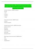 BSMCON NUR 2102 - Final Cumulative Exam- &lpar;Hair&comma; skin&comma; nails&rpar; with Complete Solutions &vert;Latest Update Questions 2024-2025