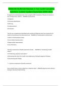 BSMCON NUR 2102 EXAMS BUNDLE Questions with 100&percnt; Correct Answers