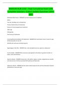 BSMCON NUR 2102 - Final Cumulative Exam with Complete Solutions &vert;Latest Update Questions 2024- 2025
