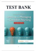Yoder-Wise’s Leading And Managing In Canadian Nursing, 2nd Edition, Patricia S. Yoder-Wise, Janice Waddell, Nancy Walton