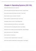 CIS 105 Package Deal With Verified Study Questions And Answers Rated A&plus;