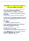 NURS 3280 Advanced Fundamentals Exam 1 with ATI Questions and Answers.