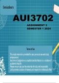 AUI3702 Assignment 2 Semester 1 2024 - DUE 8 April 2024