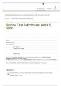 COUN 6360 Week 5 Competency Quiz; Reliability and Validity (Jan)