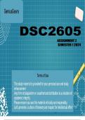 DSC2605 Assignment 2 Semester 1 2024 (225272) - DUE 12 April 2024