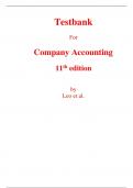 Test Bank for Company Accounting 11th Edition By Ken Leo, Jeffrey Knapp, Susan McGowan, John Sweeting (All Chapters, 100% Original Verified, A+ Grade)