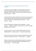Louisiana Insurance Study Guide Questions With All Correct Answers&excl;&excl;