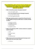 TEXAS PROPERTY AND CASUALTY EXAM AND PRACTICE QUESTIONS NEWEST 2024 ACTUAL EXAM COMPLETE QUESTIONS AND CORRECT DETAILED ANSWERS &vert;ALREADY GRADED A&plus;