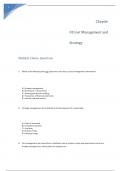 acct 317 Cost Management Strategic Emphasis - Blocher - Test Bank - Chapter 1 (LATEST VASION)