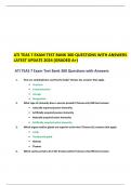 ATI TEAS 7 EXAM TEST BANK 300 QUESTIONS WITH ANSWERS LATEST UPDATE 2024 (GRADED A+).