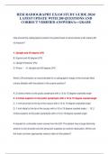 HESI RADIOGRAPHY EXAM STUDY GUIDE 2024&sol; LATEST UPDATE WITH 200 QUESTIONS AND CORRECT VERIFIED ANSWERS&sol;A&plus; GRADE