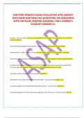 CERTIFIED PENNSYLVANIA EVALUATOR &lpar;CPE&rpar; NEWEST 2024 EXAM AND PRACTICE QUESTIONS 350 QUESTIONS WITH DETAILED VERIFIED ANSWERS &lpar;100&percnt; CORRECT&rpar; &sol;ALREADY GRADED A&plus;