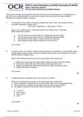 PAG 2 Official Exam Questions + Mark scheme