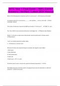 JATC Year 1 Final Exam &vert; 100&percnt; Correct Answers &vert; Verified &vert; Latest 2024 Version