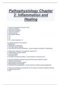 Pathophysiology Chapter  2: Inflammation and  Healing
