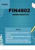 FIN4802 Assignment 2 Semester 2 2024