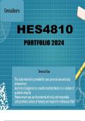 HES4810 Portfolio 2024