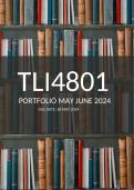 TLI4801 Portfolio Due 28 May 2024