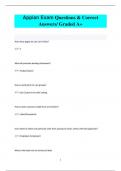 Appian Exam Questions & Correct  Answers&sol; Graded A