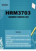 HRM3703 Assessment 3 Semester 2 2024