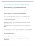 ATI TEAS NURSING EXAM QUESTIONS AND CORRECT ANSWERS 2024- 2025 LATEST UPDATES&sol;&sol;GRADED A&plus;
