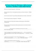 TX Farm Facts Sr FFA Quiz &vert; 100&percnt; Correct Answers &vert; Verified &vert; Latest 2024 Version