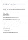 NAB Core Written Exam&period;
